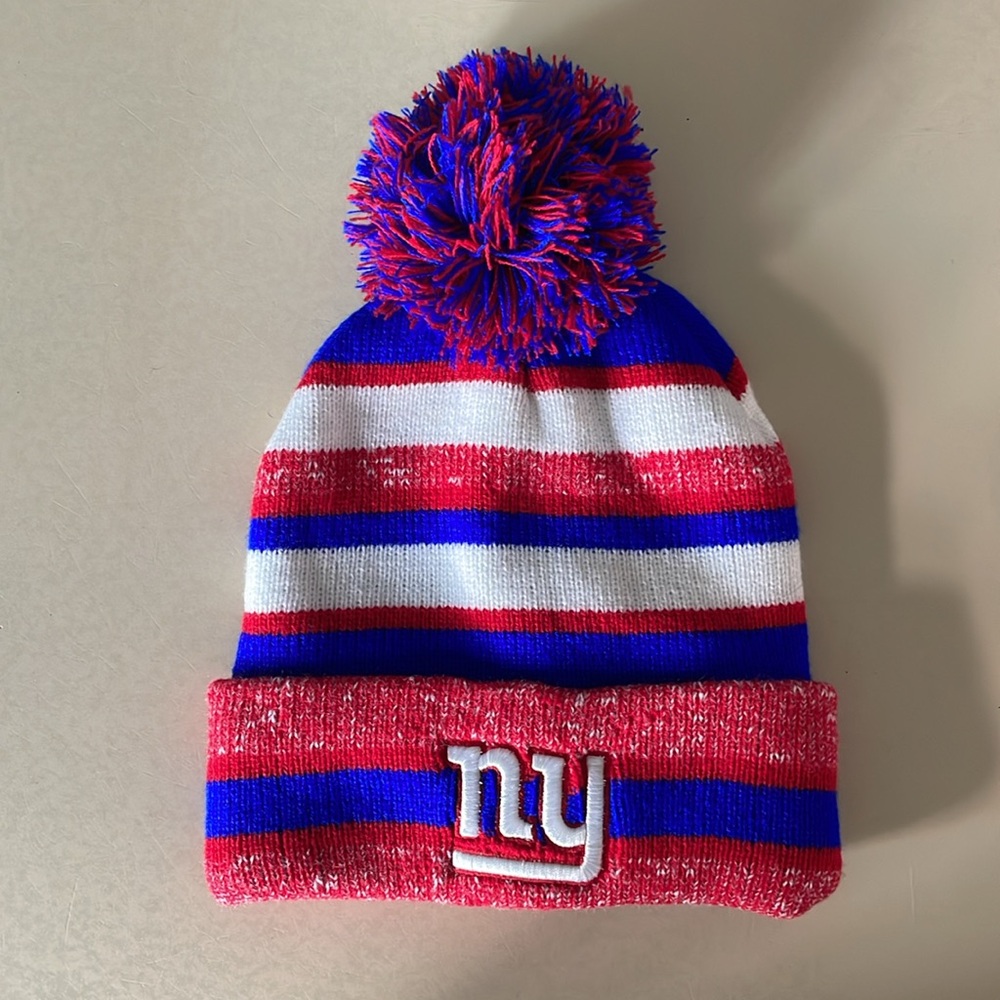 EUC Unisex New York Giants Fleece Lined Beanie OSFA